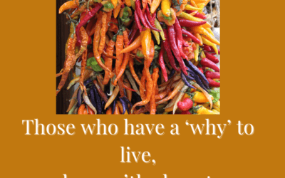 Those who have a “why” to live…