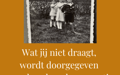 Wat geef je door?